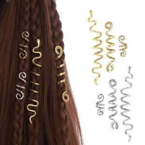 Curly Hair Jewelry Accessories Set for Braids