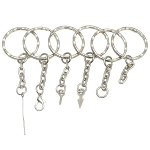 Custom 2.5cm Embossed Metal Keychain DIY Accessories Cute Heart Carabiner Key Ring For Promotional Gifts