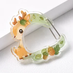 Custom Acrylic Carabiners Creative Custom Logo Designs Digital Printing Flexible Advertising Gift