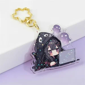 Custom Acrylic Gradient Transparent Keychain