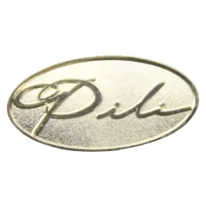 Custom Antique Gold-Plated Sandblast Souvenir Badge Metal Enamel with Die Casting and Silk Screen Printing
