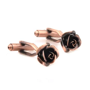 Custom Antique Vintage Rose Novelty Cufflinks Tailor Suit Shirt Fashion Accessory Wedding Tuxedo Trendy Cufflinks