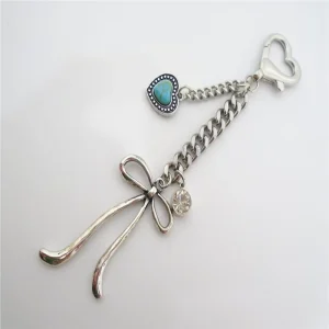 Custom Bag Charms of Metal Bowtie Bag Charm
