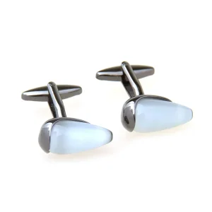 Custom Cat Eye Stone Elegant Cufflinks Set Fashion Accessory Mens Suit Wedding Party Engagement Trendy Jewelry Tuxedo
