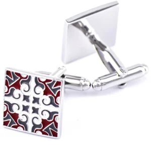 Custom Classic Retro Roman Pattern Cufflinks for Men Luxury Men’s Shirt Sleeves Cufflinks Stainless Steel