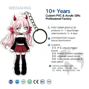 Custom Clear Acrylic Tourist Keychain Custom City Landmark Printed Acrylic Keyring Scenic Spot Travel Souvenir Bag Charm