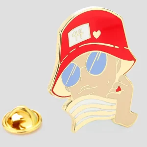 Custom Colorful Creative Enamel Pin Lovely Lapel Pins Decorative Women Metal Clothing Badge for Brooch Bag Handicraft Gift