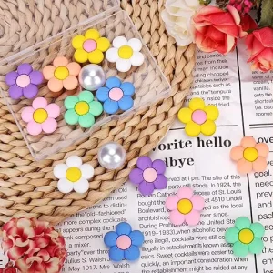 Custom Colorful EVA Button Charms for Handbag Tote Bags Beach Bags Accessories Safe Lightweight