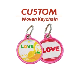 Custom Creative Fashion Woven Keychain Personalized Bag Charm Ornament Key Ring For Women Girls
