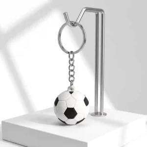Custom Creative PVC 3D Full Stereo Waterproof UV Printed Lightweight Keychains for Sports Gifts Easy to Hang on Bags & Keys