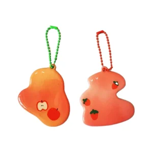 Custom Creative Soft PVC Foam Puffy Charms Cartoon Anime Designs Personalised Waterproof Lightweight Keychains
