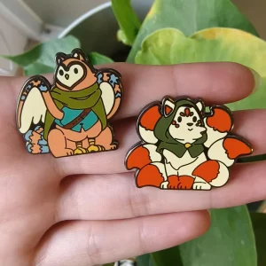 Custom Cute Metal Brooches Clothes Hats Lapel Pin Cartoon Animal Soft Enamel Pins With Logo
