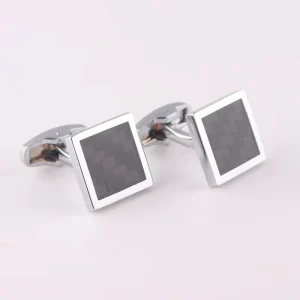 Custom Dark Luxury Brand Cuff Link Men Cufflinks