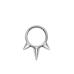 Custom Fashion 316L Stainless Steel Welded Three Pointed Cone Body Jewelry