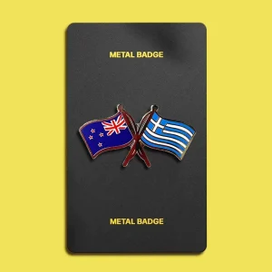 Custom Flag Brooch Badges for Jacket Letter Metal Enamel Lapel Pin Manufactures