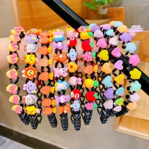 Custom Girls Baby Hair Clip Cartoon Children Girls Hair Band Jewelry Baby Hair Accessories