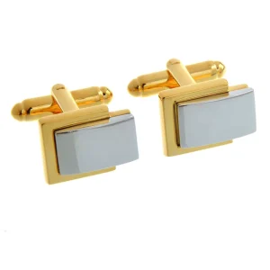 Custom Gold Silver Elegant Cufflinks Men’s Suit Shirt Trendy Wedding Jewelry Tuxedo Accessory Brass Tie Clip Gift