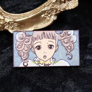 Custom High Quality Anime Metal For Chrome Plating Swirl Pearl Hard Enamel Pins