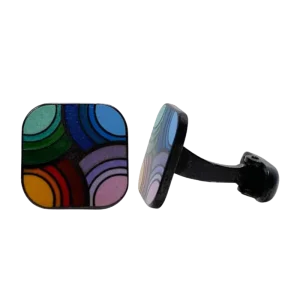 Custom High Quality Classic Fashion Enamel Tie Necktie Bowtie Cufflinks With Your Logo for Men