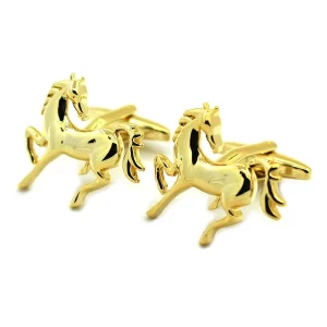 Custom Horse Design Elegant Novelty Cufflinks Custom Men’s Suit Shirt Fashion Accessory Wedding Tuxedo Trendy Jewelry