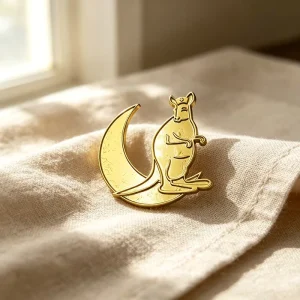 Custom Initial Letter Soft Enamel Lapel Pins Metal Badges Custom Logo Personalized Jewelry Brooch