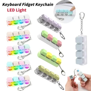 Custom Keycap Key Chain PBT ABS Keychain with Custom Logo Design DIY Keyboard Fidget Keychain Acrylic Keycap Customize
