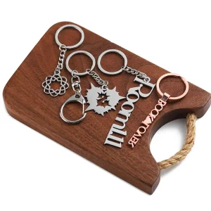 Custom Keychain Fashion Designer Personalised Customizable Stainless Steel Keychain To Customize