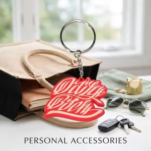 Custom Keychains Cute Cartoon Rubber Keychain Personal Accessories Trendy 3D PVC Metal Key Ring for Bags Bulk