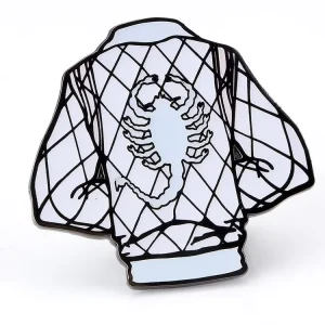 Custom Lapel Pin Factory Skeleton Jacket Enamel Badge OEM Custom Metal Brooch for Bag Clothing Accessory Gifts