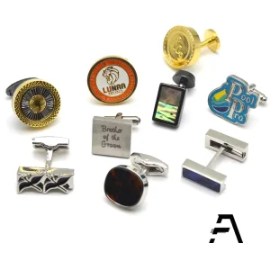 Custom Logo Cufflinks For Mens Shirts