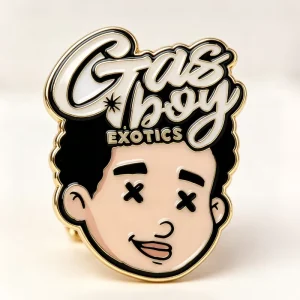 Custom Logo Enamel Lapel Pin Metal Brooch Badge for Ladies Promotional Event Gift Custom Enamel Brooch Pin