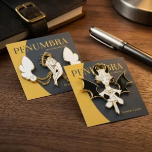 Custom Logo Hard & Soft Enamel Lapel Pins Metal Badge Fashion Clothes Hat Brooch With Backing Card Packing