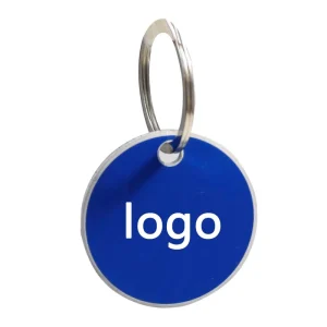 Custom Logo Key Rings Souvenirs Shape Cylindrical Car Keychain Waterproof Material Reusable Car Logo Keycha