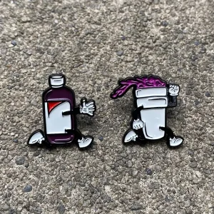 Custom Logo Metal Plated Soft Enamel Cap Pins for Hat Club with Custom Color and Design