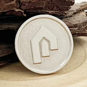 Custom Logo Metal Silver Small Size Magnetic Round Frosted Lapel Pin With Magnet Clothing Chest Brooch Button Badge