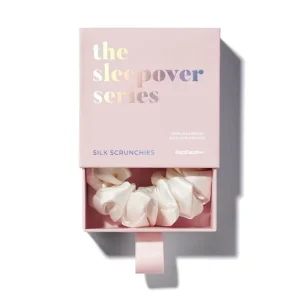 Custom Logo Printing Paper Drawer Silk Hair Scrunchies Set Headband Packaging Gift Box For Scrunchie