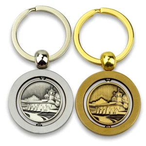 Custom Logo Zinc Alloy Metal Key Chains Letter Soft Hard Enamel Keyring Keychain With Your Design