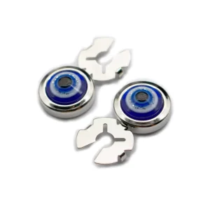 Custom Men’s Elegant Stone Button Cover Cufflinks Fashion Accessory for Wedding Tuxedos Trendy Jewelry Gift