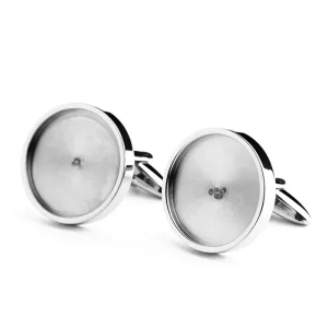 Custom Men’s Suit Shirt Accessory Tray Blank DIY Cufflinks Trendy Tie Clip Wedding Parties Fashionable Jewelry Gift