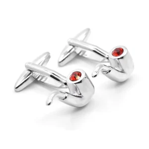 Custom Men’s Suit Shirt Fashion Accessory Trendy Crystal Diamond Tobacco Pipe Tie Clip Wedding Tuxedo Cufflink Gift