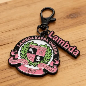Custom Metal Keychain Personalized Logo Zinc Alloy Keyring for Wedding Favors Anniversary Gifts Celebration Souvenir