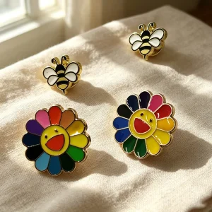 Custom Metal Lapel Pin Custom Logo Enamel Badge Custom Souvenir Brooch Pin