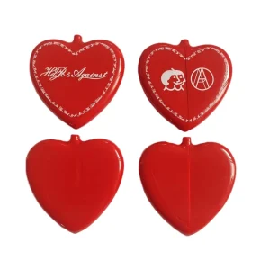 Custom PVC Love Coin Purse Waterproof Lightweight Mini Storage Bag Jewelry Necklace Key Small Accessories Valentine Gift