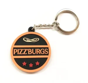 Custom PVC Soft Rubber Keychains with Custom Logo Durable Digital Printing No Minimum Order Custom Size Shape