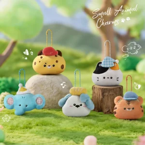 Custom Plush Keychains Cute Animal Bag Charms OEM ODM Customizable Key Ring Soft Stuffed Bag Accessories Gift