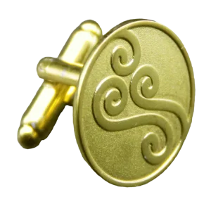 Custom Premium Logo Cufflinks Gold Metal Brass Business Promotional Gift Cuff Link for Men