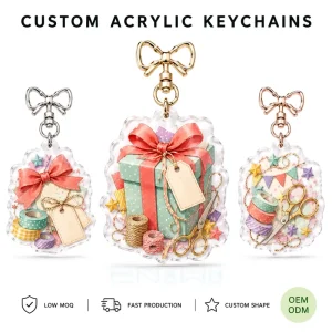 Custom Printed Acrylic Keychain Collectible Series Clear Acrylic Charms OEM ODM