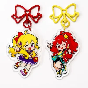 Custom Printed Acrylic Keychain Eco-Friendly Plastic High Transparency Acrylic Charm Promotional Favors Gifts