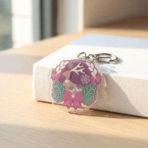 Custom Printed Acrylic Keychains with Anime Cartoon Design Fashionable Advertising Gifts Acrylic Phone Charms
