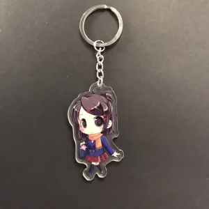 Custom Printed Cartoon Style Picture Acrylic Keychain Made From Durable Plastic